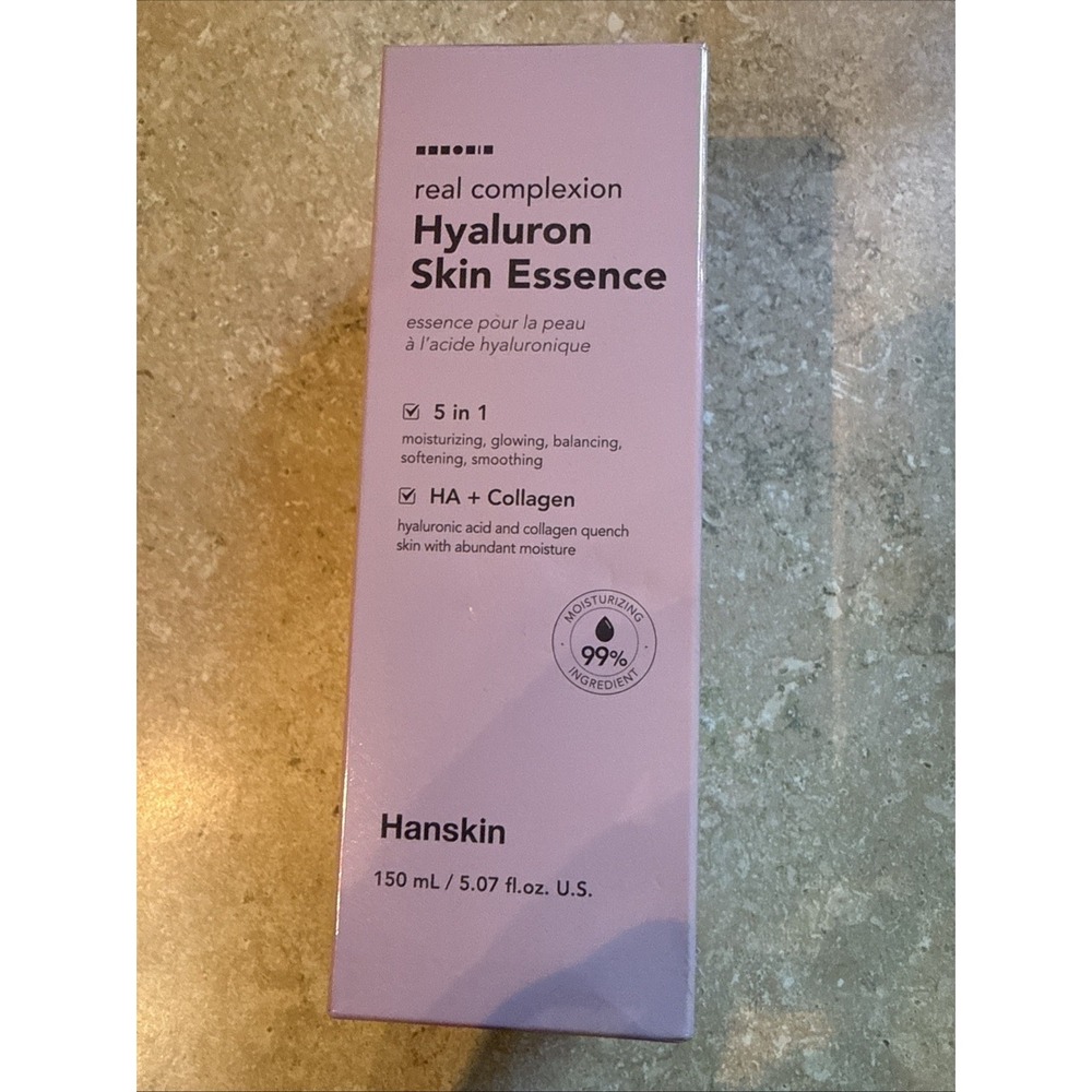 Real Complexion, Hyaluron Skin Essence, 5.07 fl oz (150 ml) Brand New Hanskin